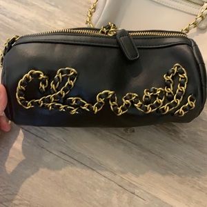 Black chain bag